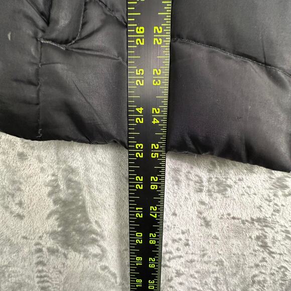 Eddie Bauer Black EB550 Premium Goose Down Puffer Jacket Size Medium - Picture 5 of 8